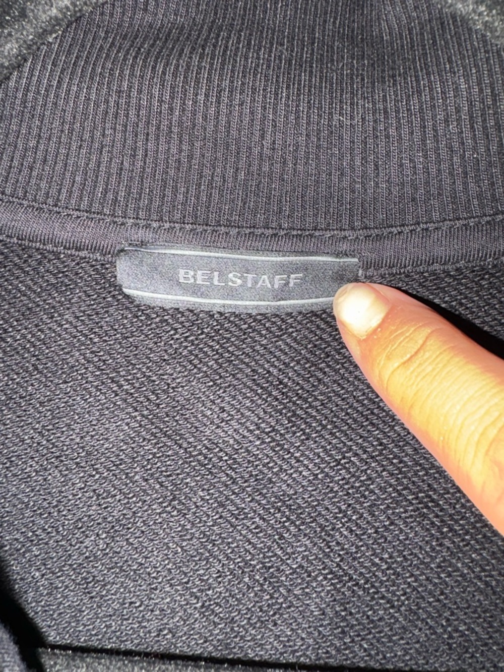 Men's Belstaff Staplefield full zip sweatshirt size Medium - Picture 3 of 4